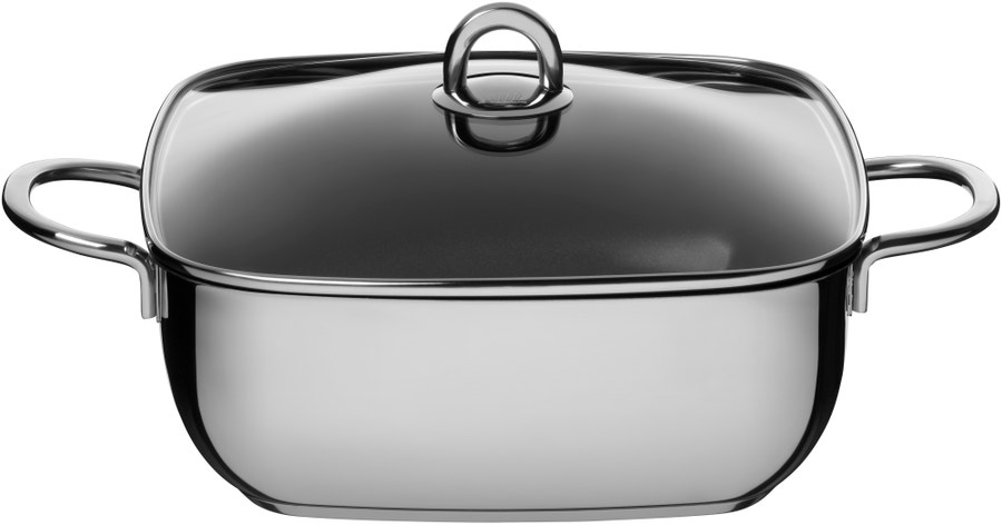 Silit Studio braising pan with glass lid, 29 cm